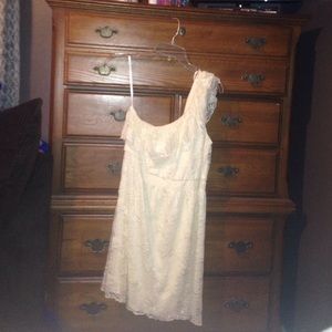 Cream lace dress