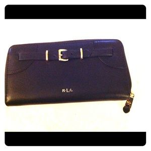 Black Leather Ralph Lauren wallet