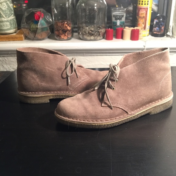 Clarks original desert booties