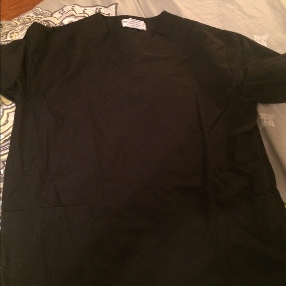 Black scrub top