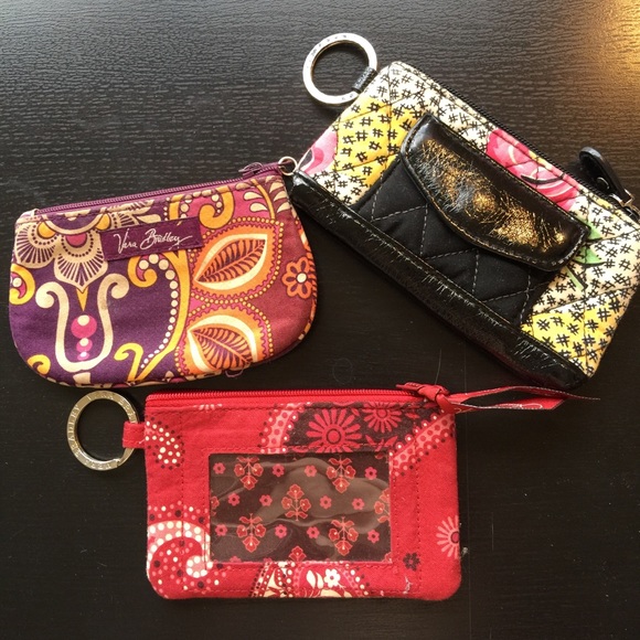 3 Vera Bradley wallets