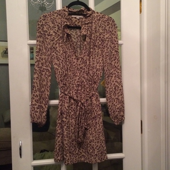 Loft Leopard Print Dress