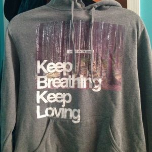 Keep breathing keep loving sweatshirt