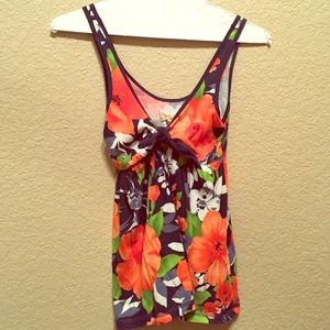 Hollister floral tank top
