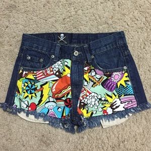 Cute Comic Book Shorts