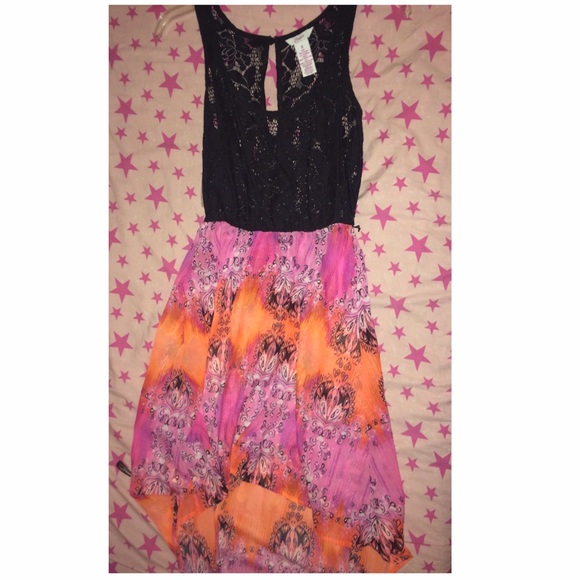 Candie's summer / spring hi-low lace dress