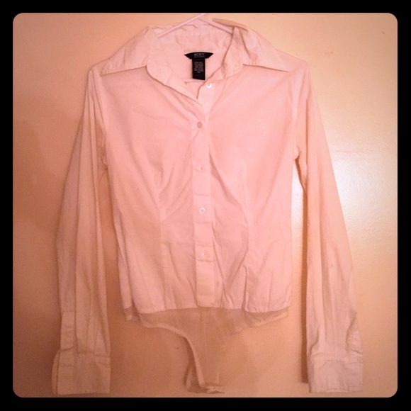 Body by Victoria button up shirt body suit