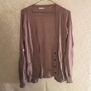 Tan cardigan