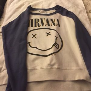 nirvana sweatshirt from cotton on