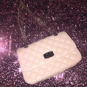 Express Pink Quilted Handbag