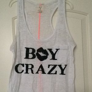 Boy crazy tank top