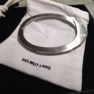 Helmut Lang handcuff bracelet