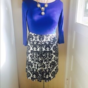 BUNDLED: Anne Taylor Loft Antiqued pattern skirt