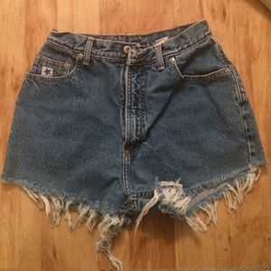 Vintage high waist shorts