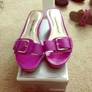Cute purple wedges