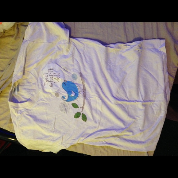 "Tweet the Earth Well" earth day t shirt