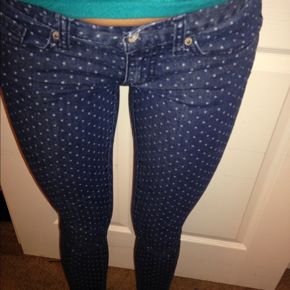 Polka dot jeans by Target
