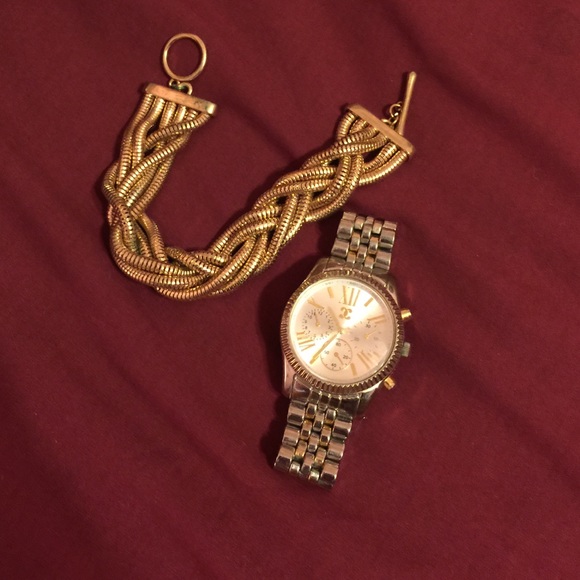Watch and bracelet
