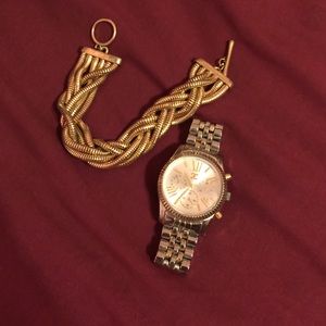 Watch and bracelet
