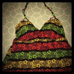 Xhilaration bathing suit top. Fun colors.