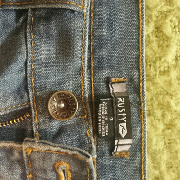 Clearence RUSTY denim cutoff shorts NWOT - Picture 3 of 3