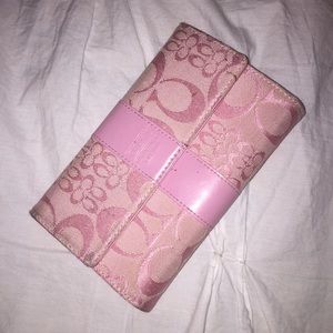 Pink coach wallet
