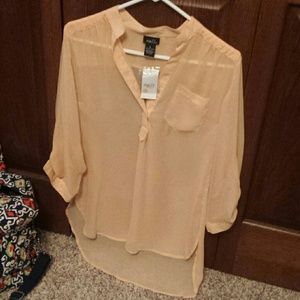 Peach blouse