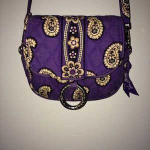 Vera Bradley  purple side purse