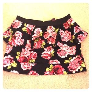 Material Girl Peplum Skirt