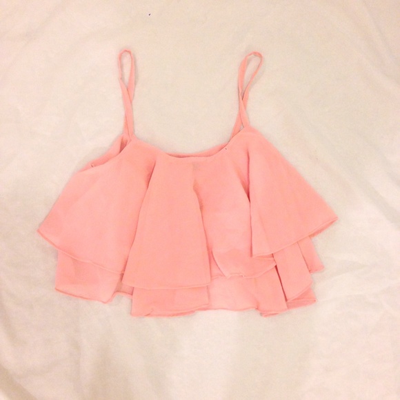 Pink Cropped Top