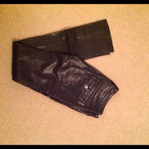 True Religion Leather Pants