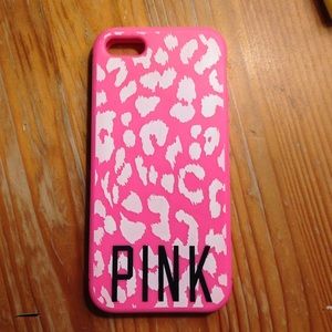 VS Pink silicone case for iPhone 5/5S