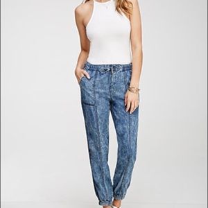 Forever 21 denim washed pants