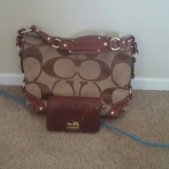 Coach Handbags - Authentic Coach purse and Wallet bundle