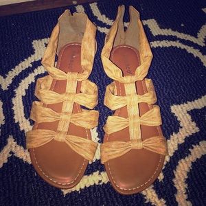 Brown Bamboo brand sandals, never worn