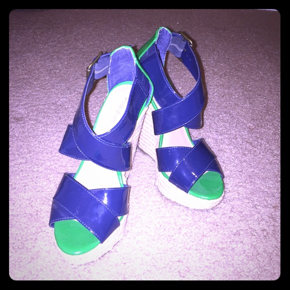 Green & Blue wedges