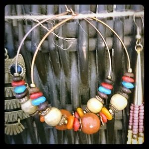 🔴Boho Chic Hoops