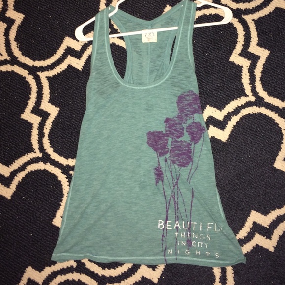Teal American eagle tank