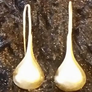 REAL Silver teardrop earrings
