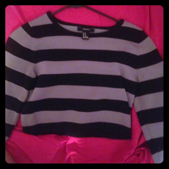 Striped Crop top