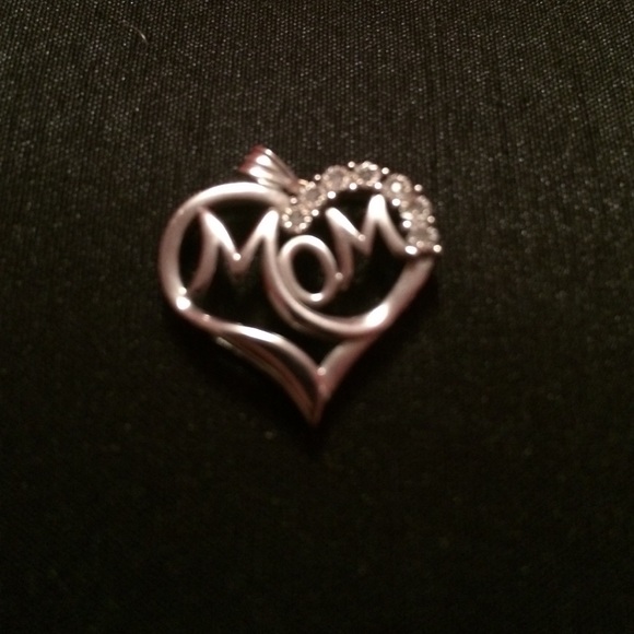 Sterling silver MOM pendant