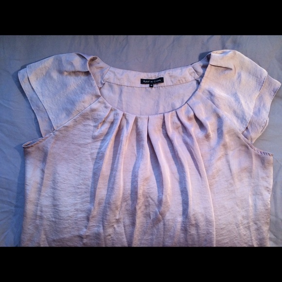 Beautiful Lilac/ Pink Taffeta Blouse. Worn twice!