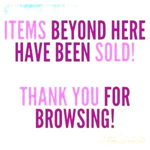 Items beyond here have been SOLD