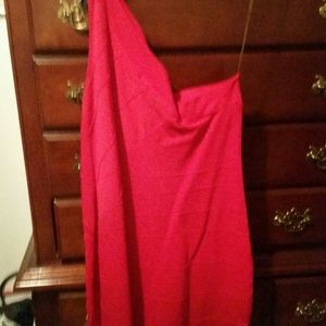 1 shoulder party dress