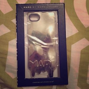Marc by marc jacobs Iphone 5 &5S silver miror case