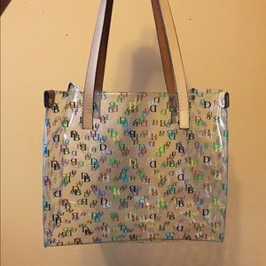 clear D&B handbag