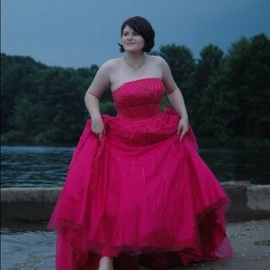 Hot Pink Ballgown