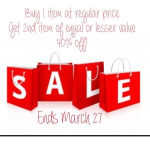 💃Buy one at regular get 2nd 40% off!!💃