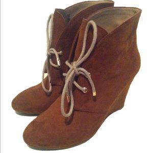 Zara Wedge Ankle Bootie