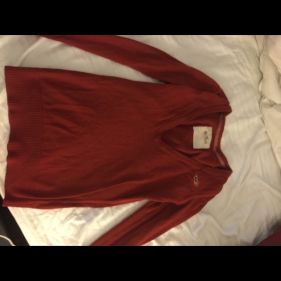 Burgundy Hollister Sweater